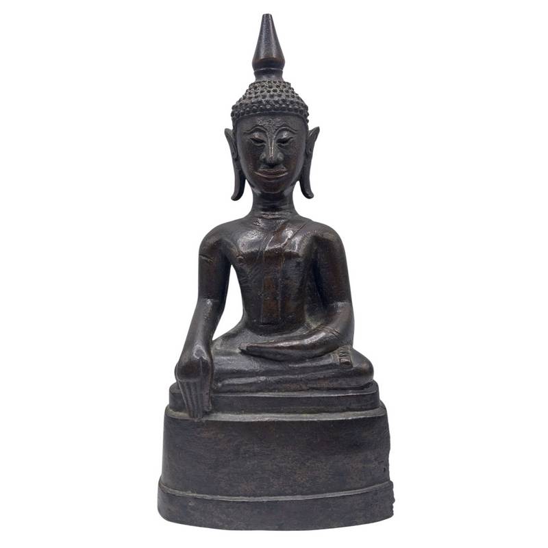 Bouddha laotien en bronze du 19ème LAOS