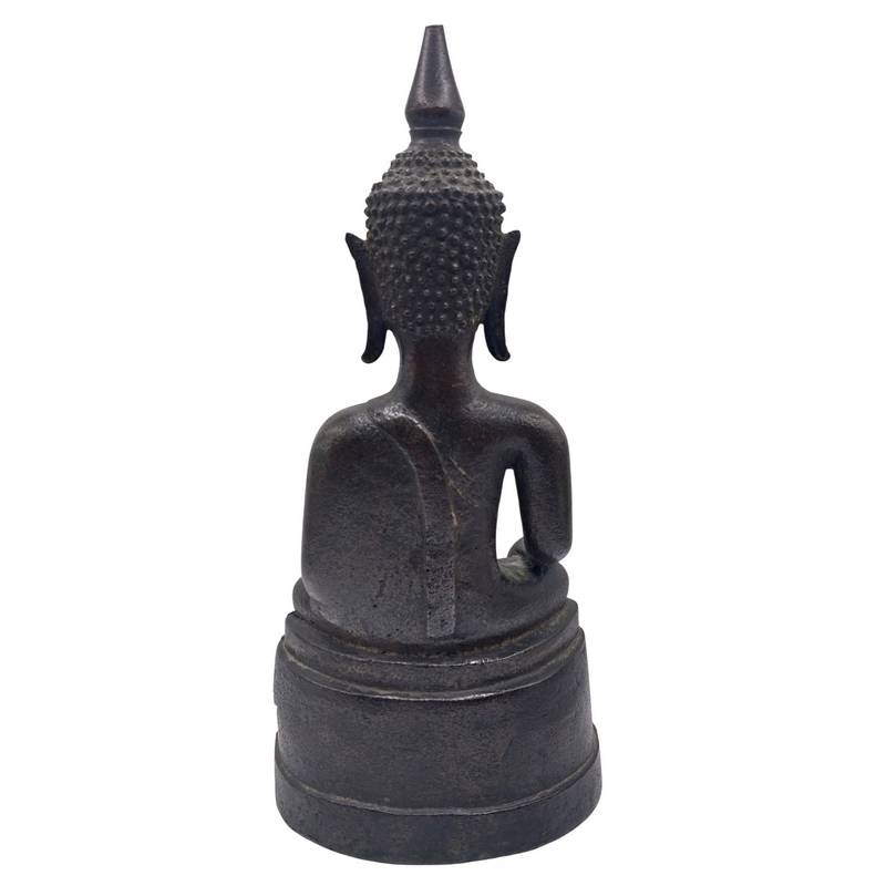 Bouddha laotien en bronze du 19ème LAOS – Image 3
